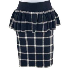 Torn by Ronny Kobo Windowpane Skirt